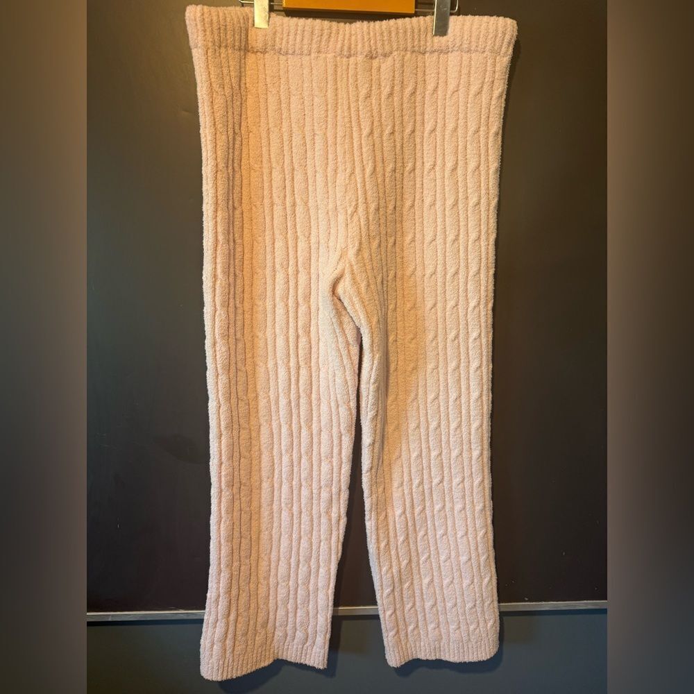 La Vie En Rose soft Knit lounge pant- delicate pink